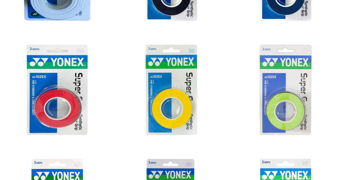 Yonex Super Grap AC102C overgrip 3-pack colour range