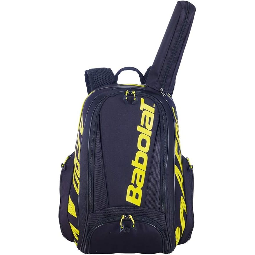 Babolat Pure Aero 2R tennis backpack, black and yellow