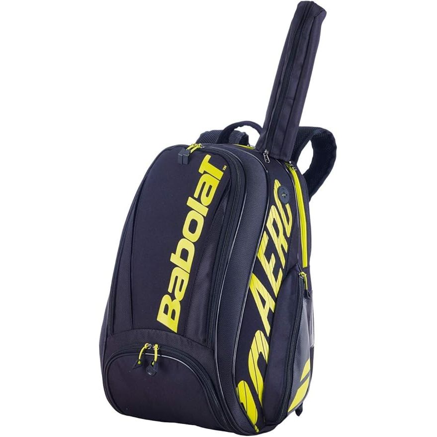 Babolat Pure Aero 2R tennis backpack, black and yellow — image 2