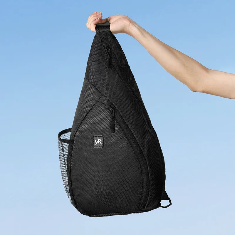 Sports Sling Bag Tennis Badminton Racket - Cross Body Shoulder - Large Capacity