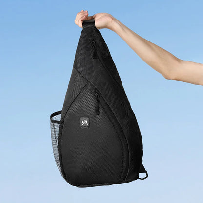 Sports Sling Bag Tennis Badminton Racket - Cross Body Shoulder - Large Capacity