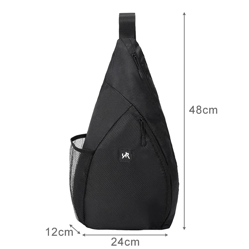 Sports Sling Bag Tennis Badminton Racket - Cross Body Shoulder - Large Capacity