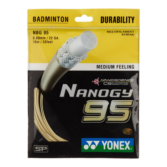 Yonex Nanogy 95 Badminton String – 10m Set – Gold