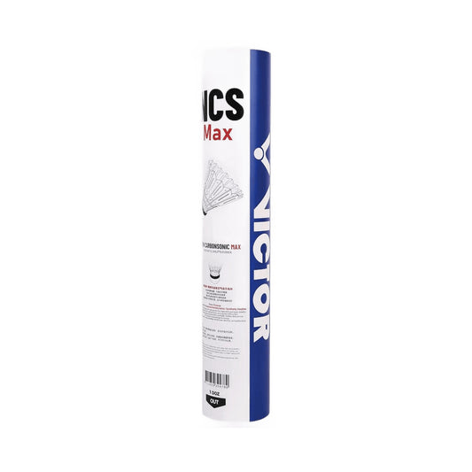 Victor NCS MAX (New Carbonsonic) Shuttlecock – Speed 77/78 — front view on white background